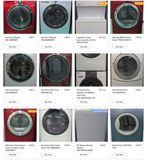 appliances for sale online